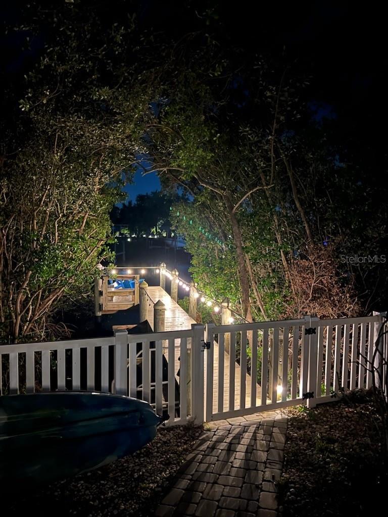 Beautiful Dock at Night