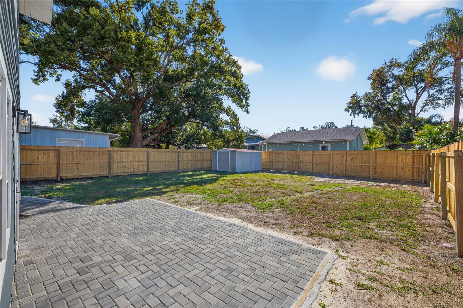 Large Fully Fenced Backyard