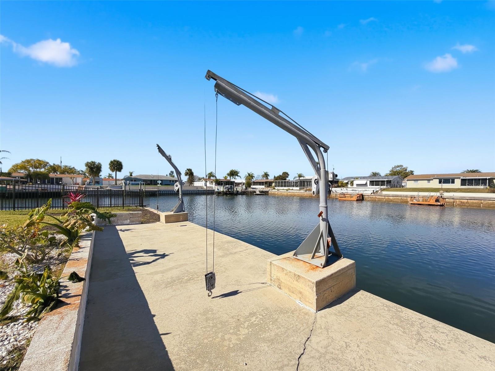 Room for a Boat lift or two!