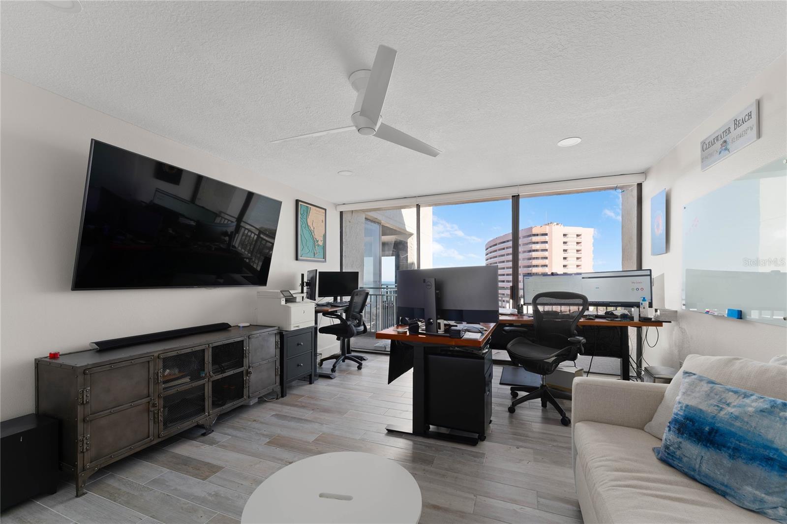 office/double primary bedroom