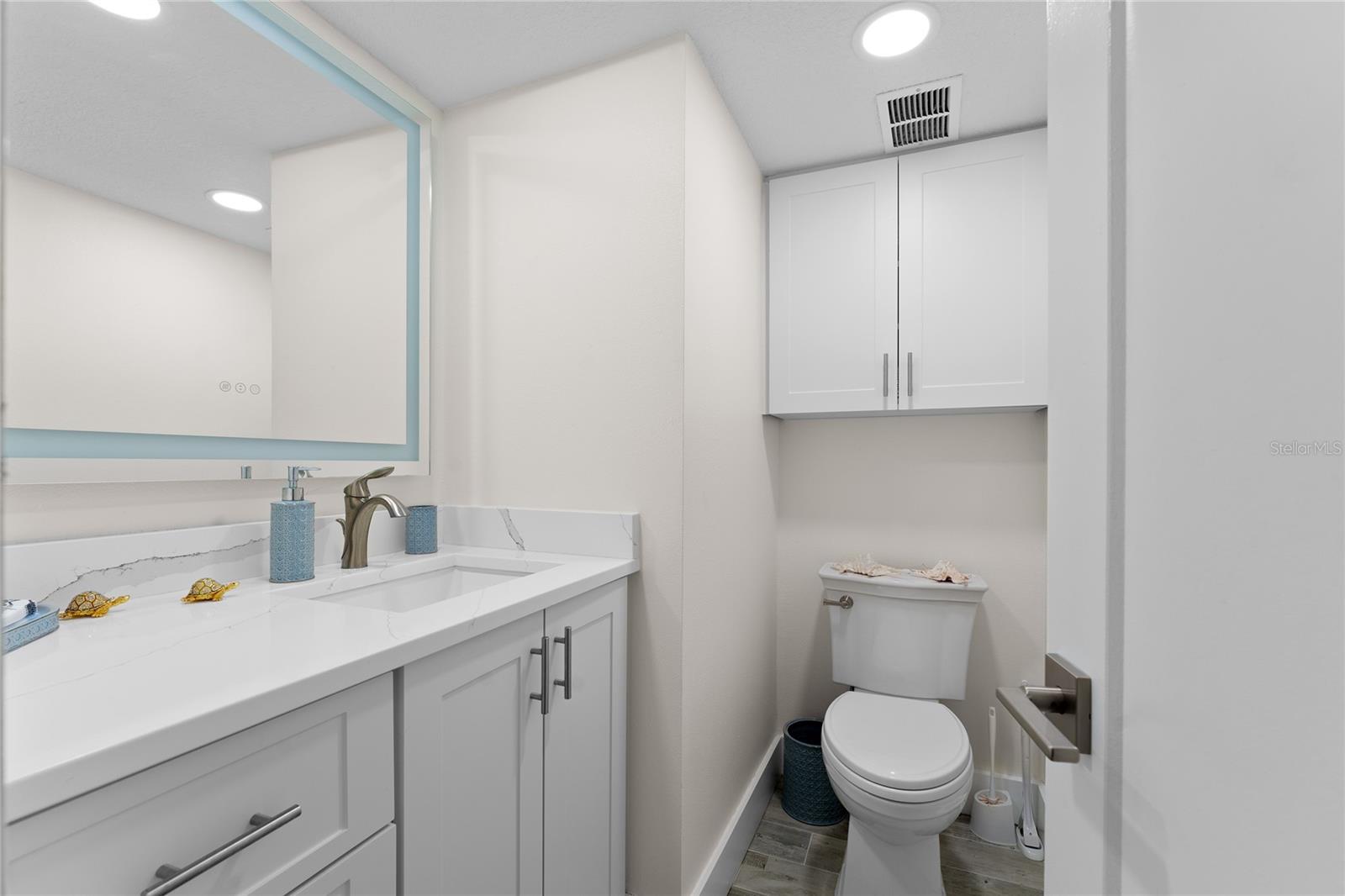 half bath downstairs