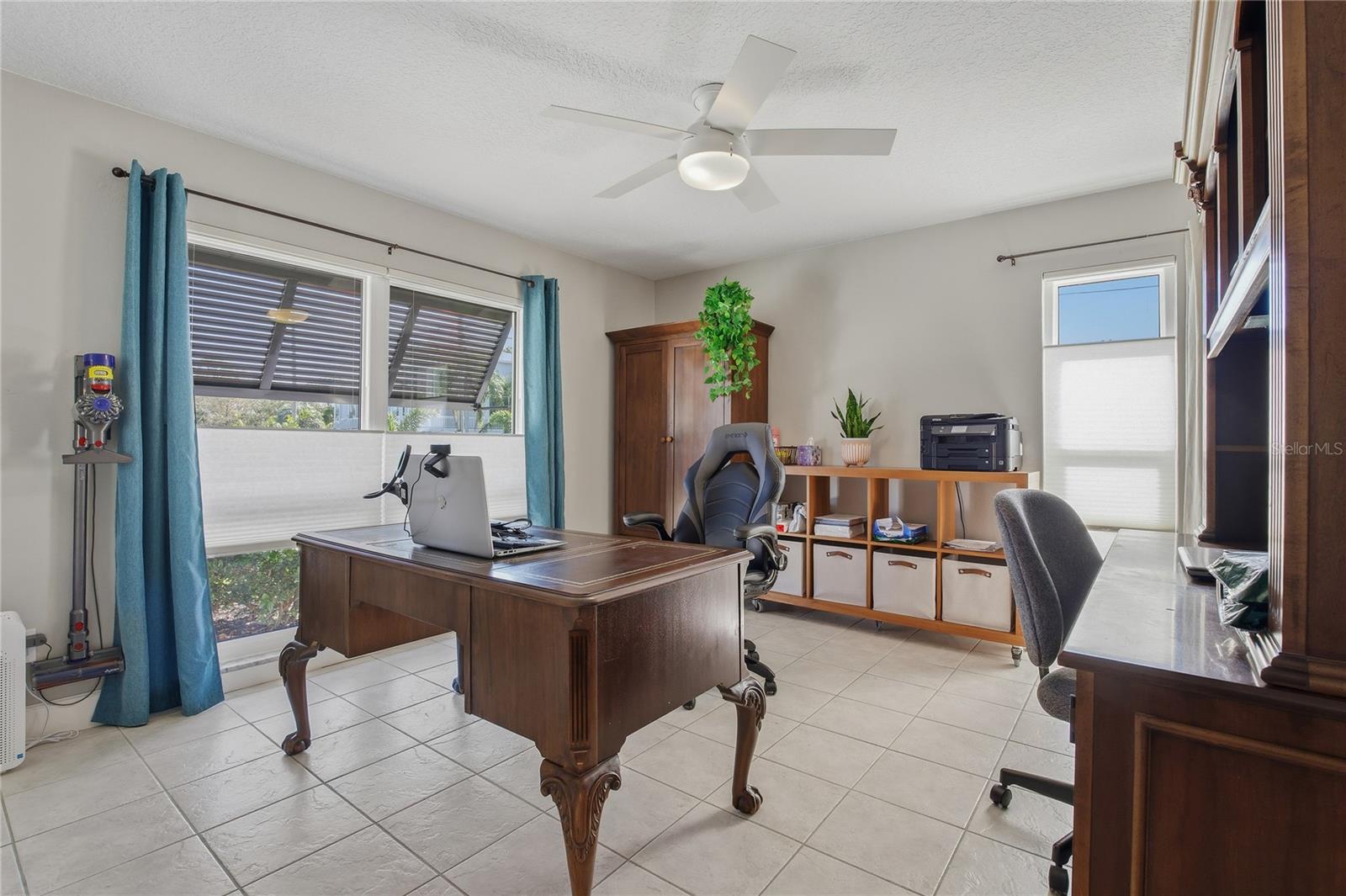 BEDROOM #2, SET UP AS AN OFFICE