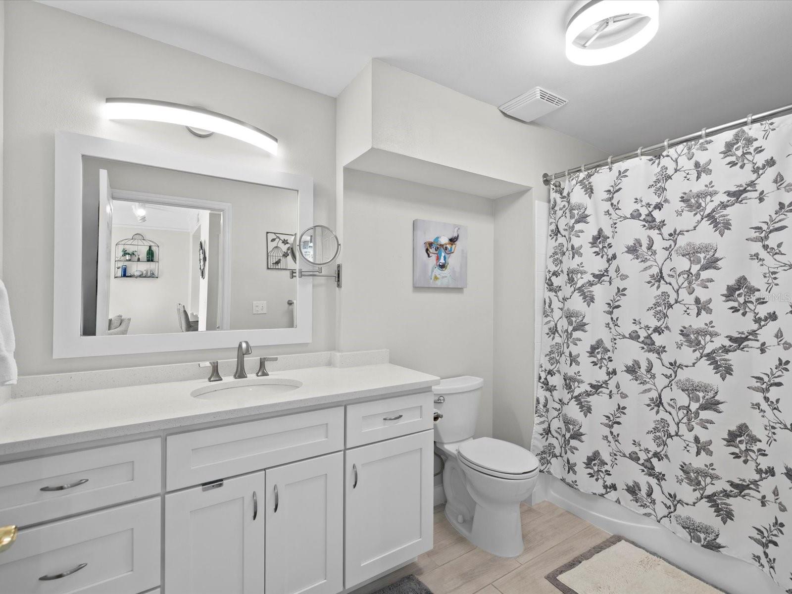 Bright Updated Bathroom