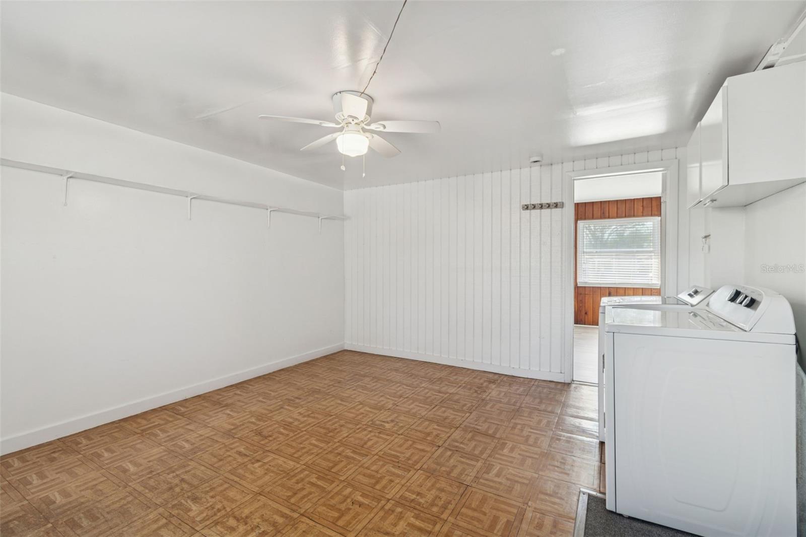 Large enough for work out equipment