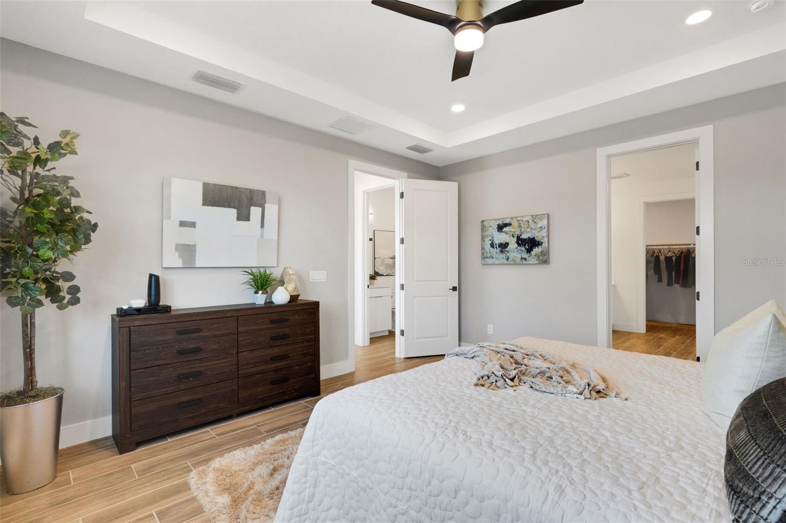 First floor primary bedroom