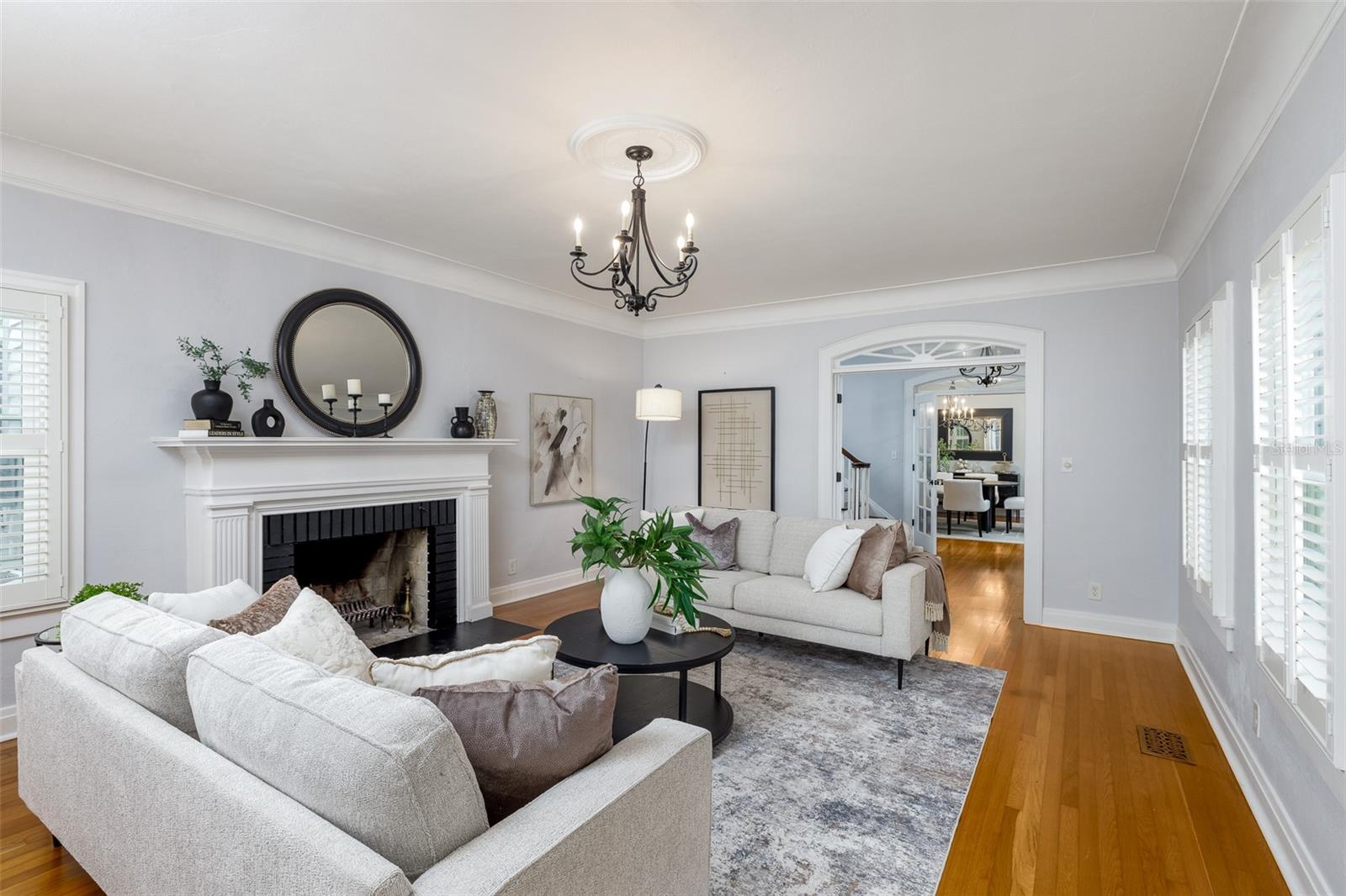 Formal Living showing entry way