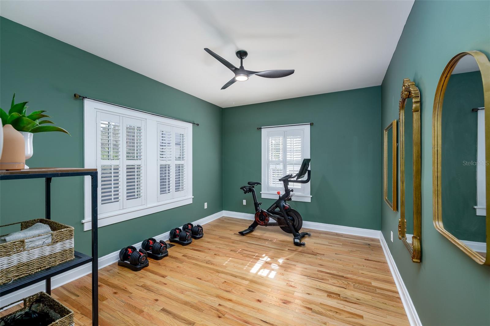 1st floor - bedroom #2 used as a home gym