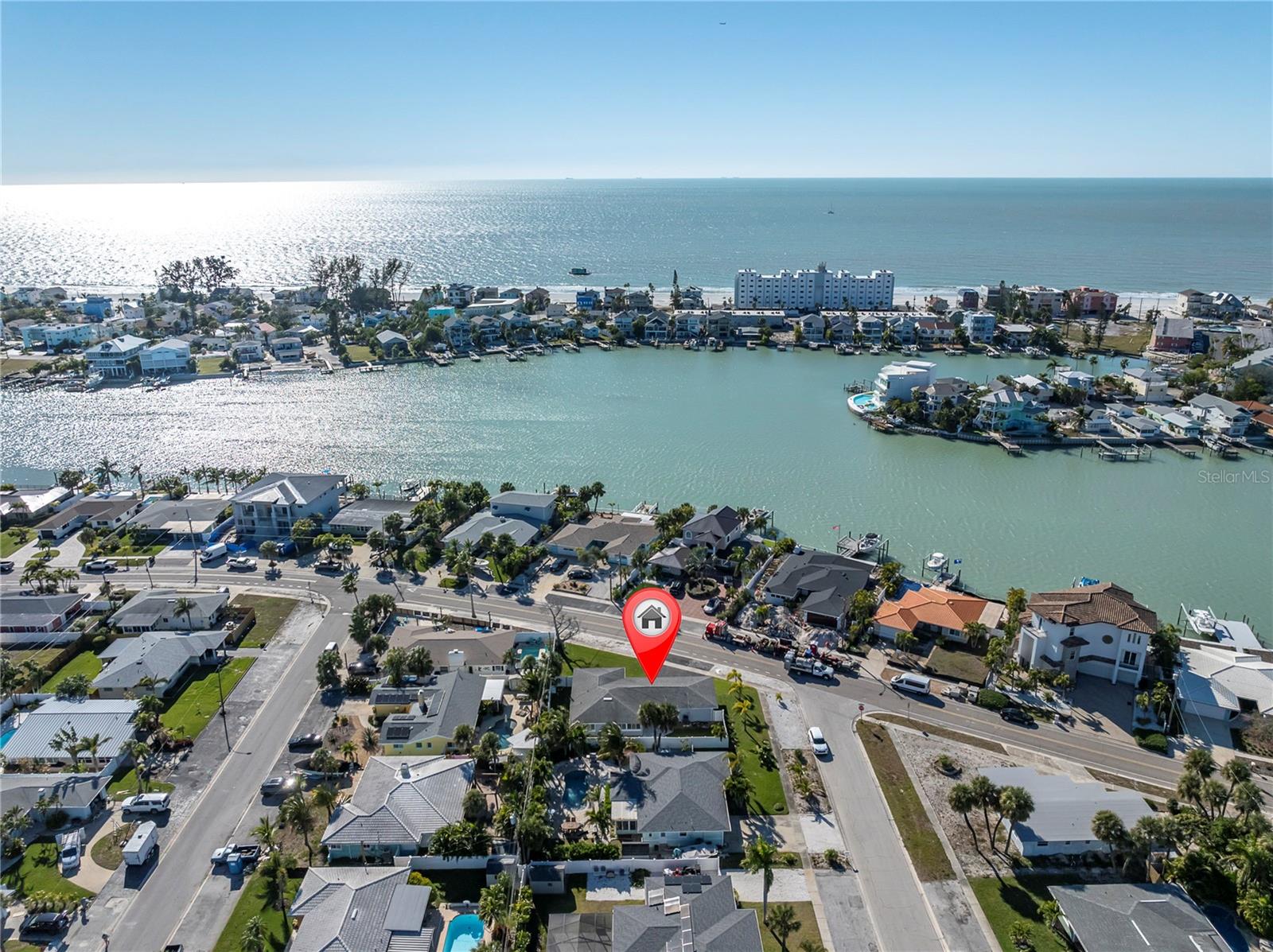 Located in a desirable neighborhood featuring both waterfront and non-waterfront single-family homes.