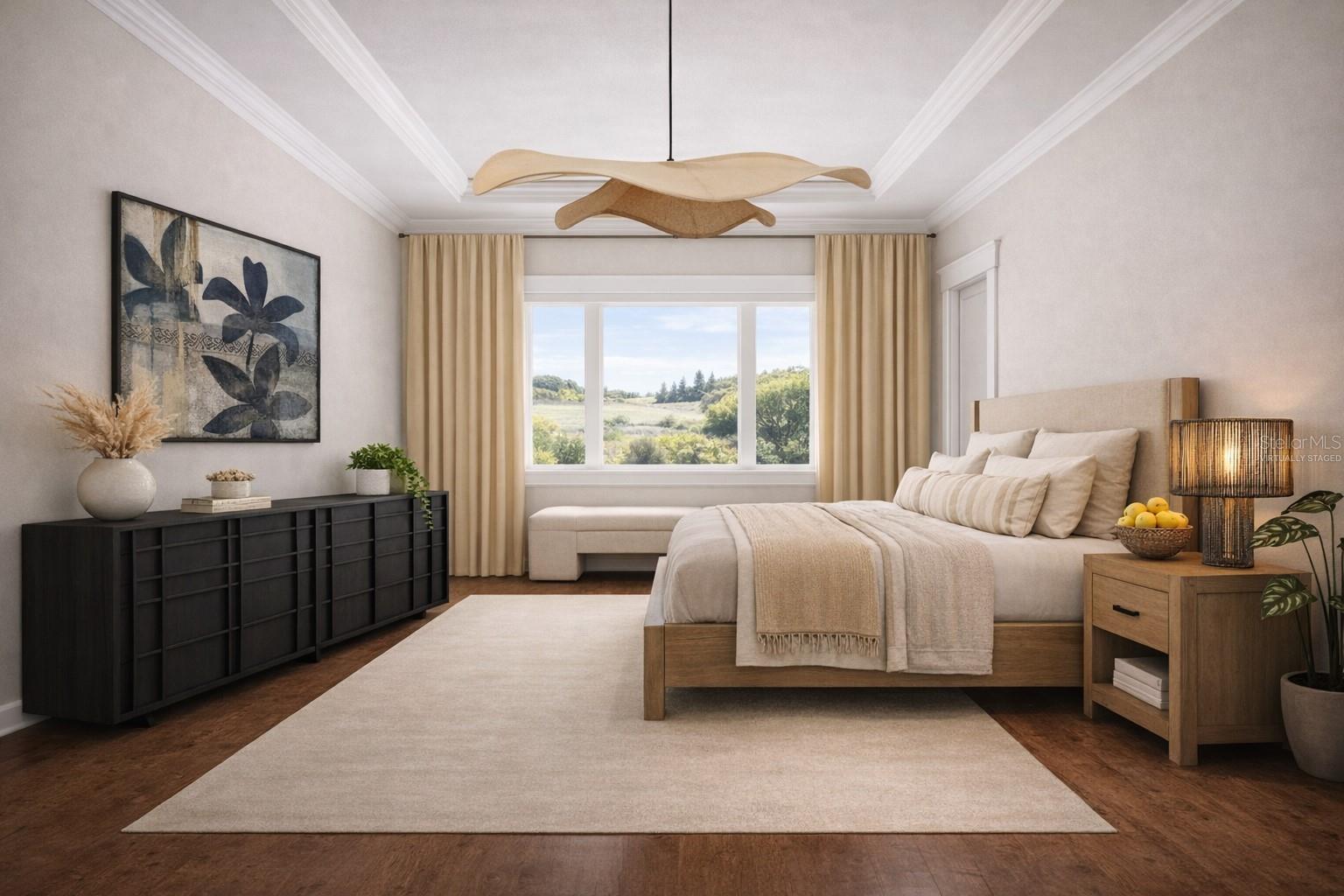 Virtually Staged Primary En-Suite