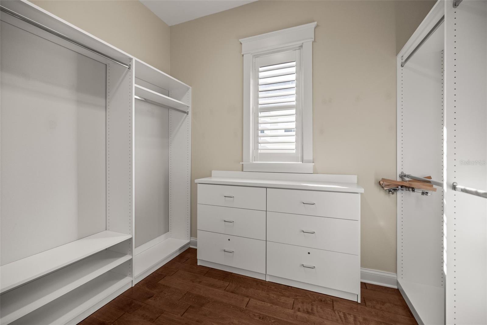 Primary Walk-In Closet