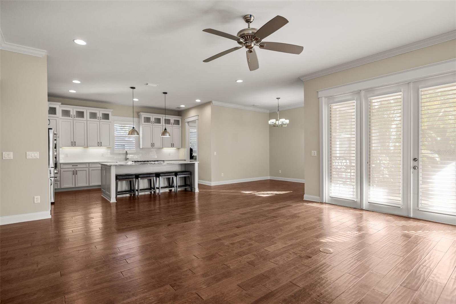 Open Concept Main Living Area - Kitchen, Living Room and Breakfast Nook
