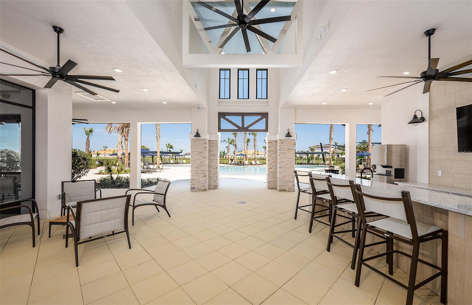 Poolside Gathering Area