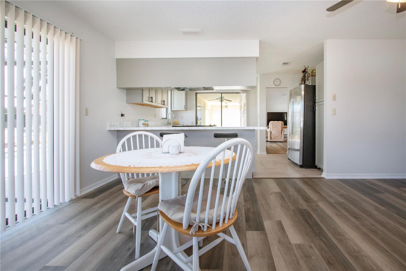 Family room off kitchen