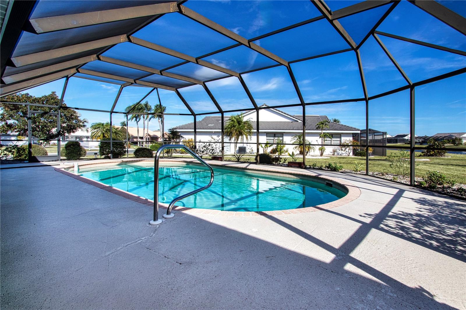 Pool with conservation view