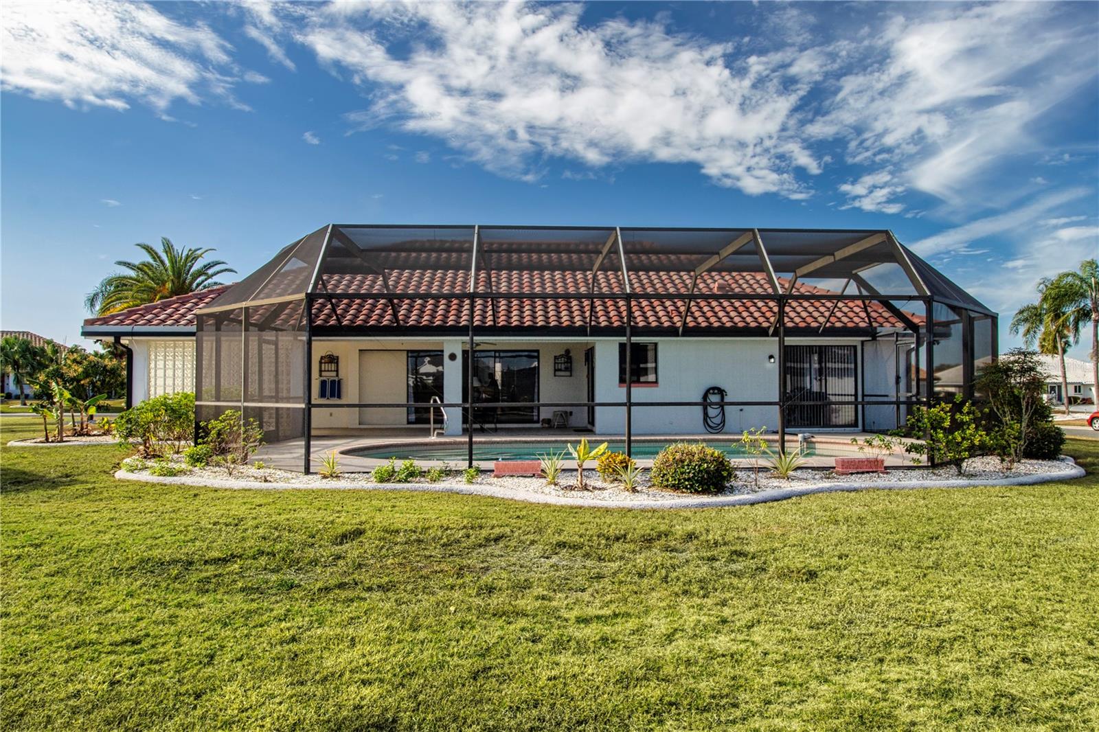 View of back of home