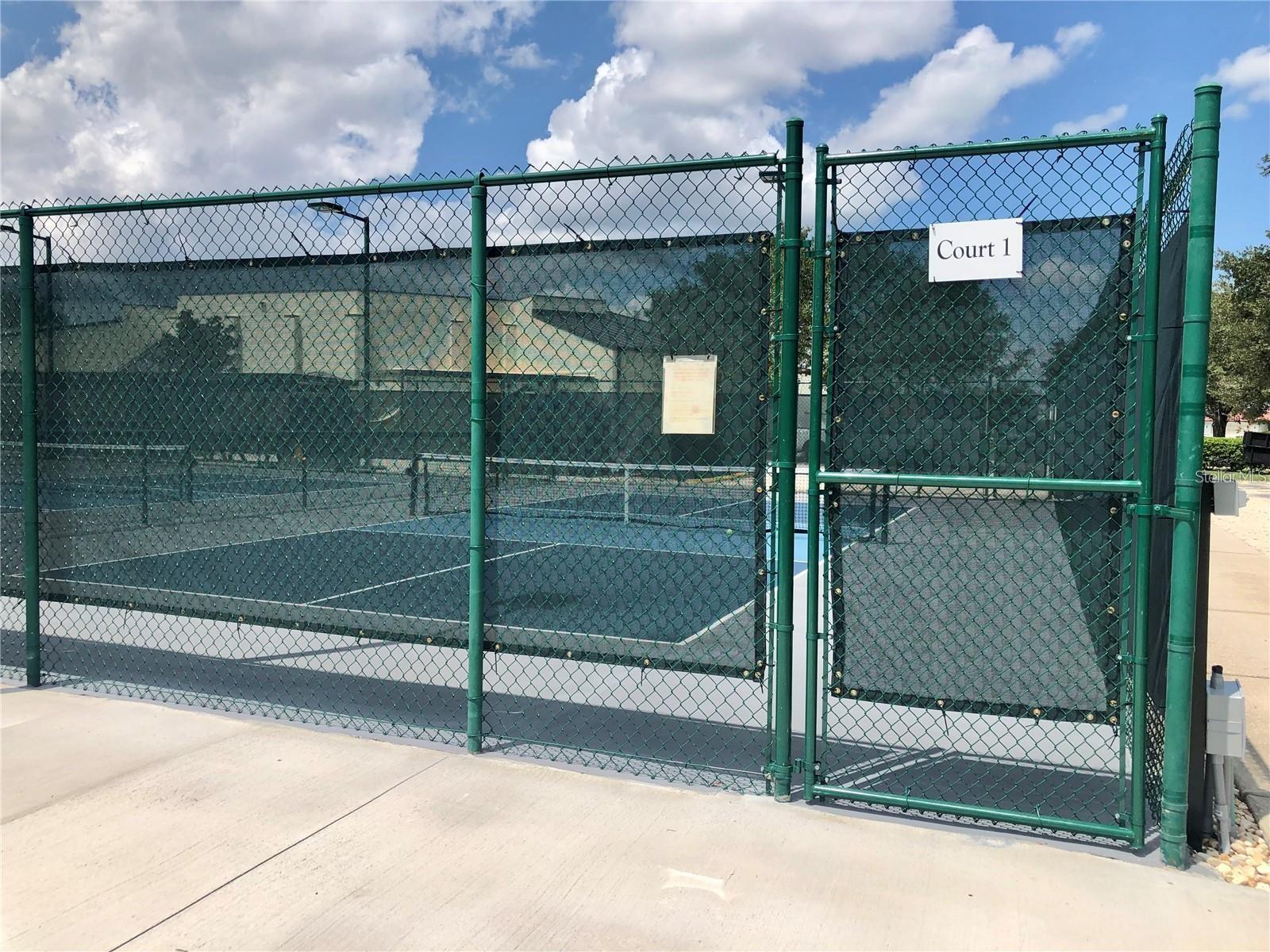 Pickle ball courts