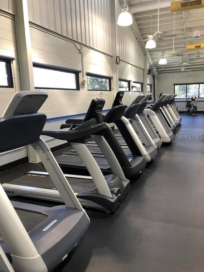 Treadmills in Fitness Centr