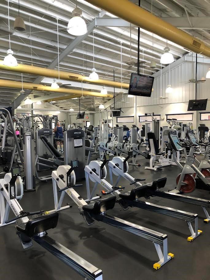 Fitness center equipment