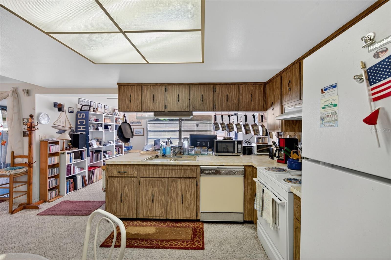 Kitchen looking towards the family room