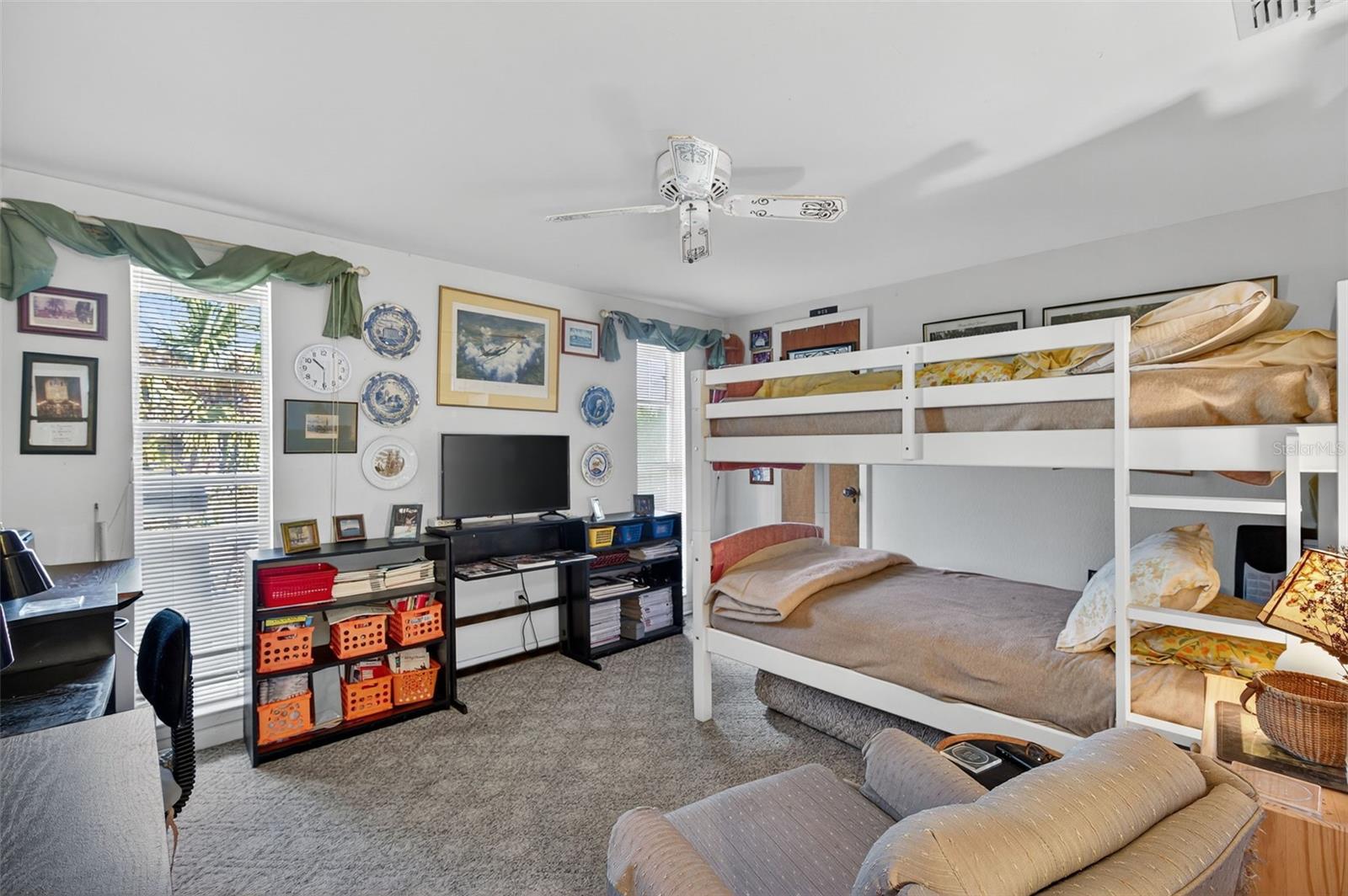 The spacious 2nd bedroom is ~13x11 and features a walk-in closet