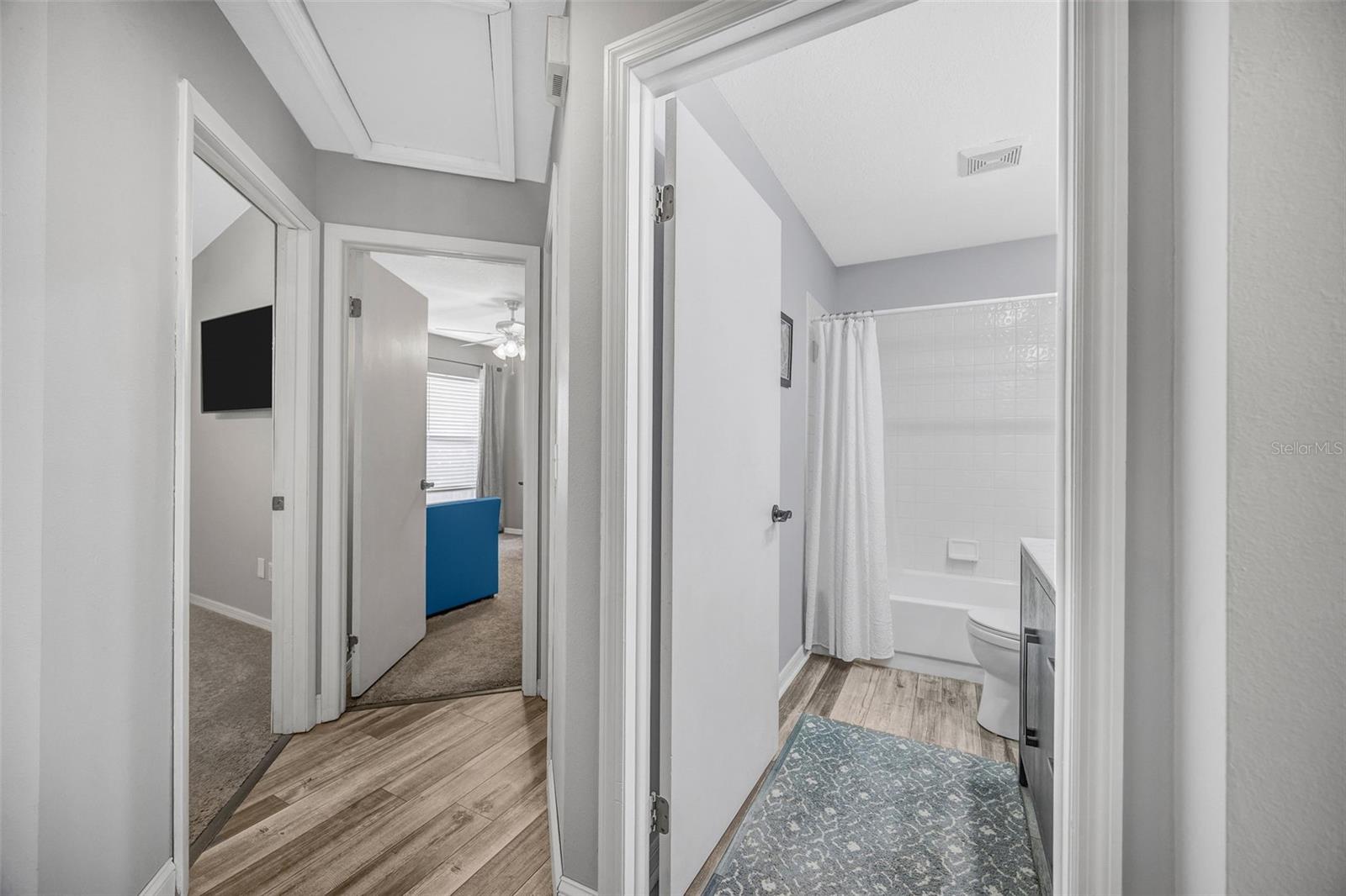 2nd & 3rd bedrooms and bath