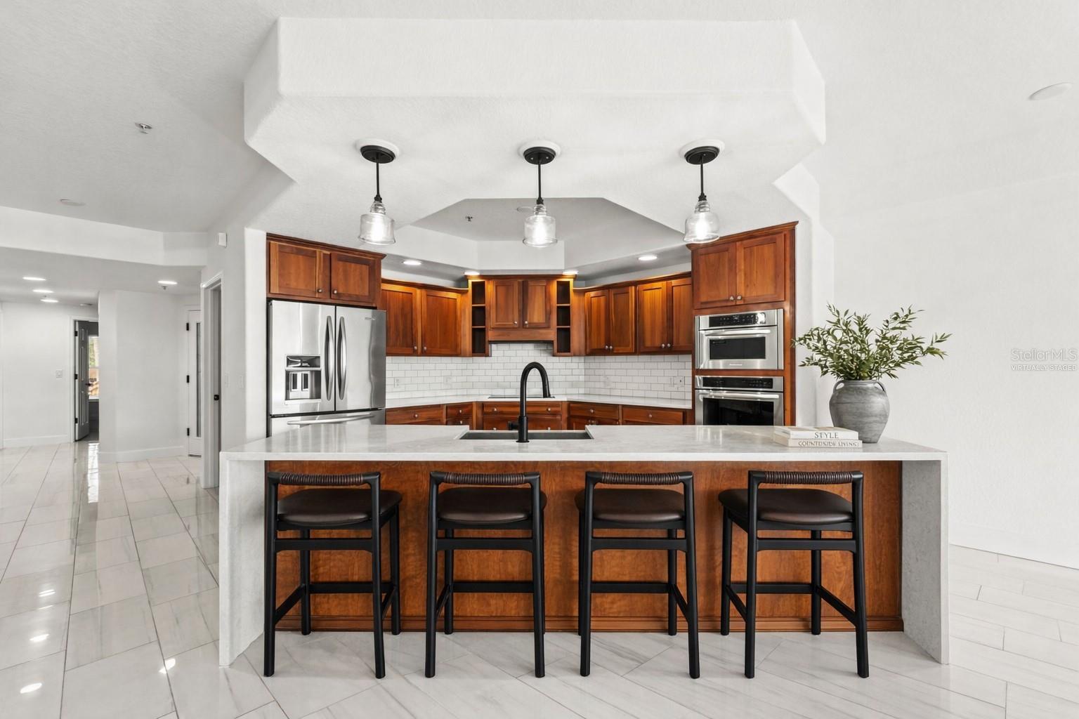 Virtually Staged Kitchen