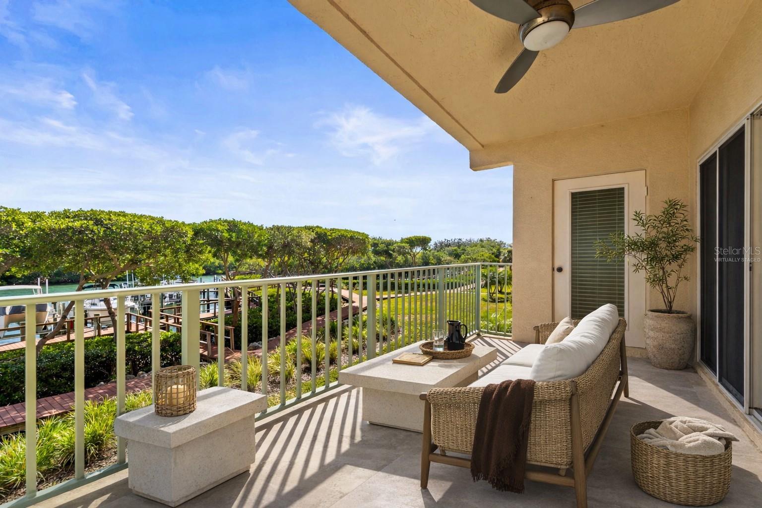 Virtually Staged Balcony