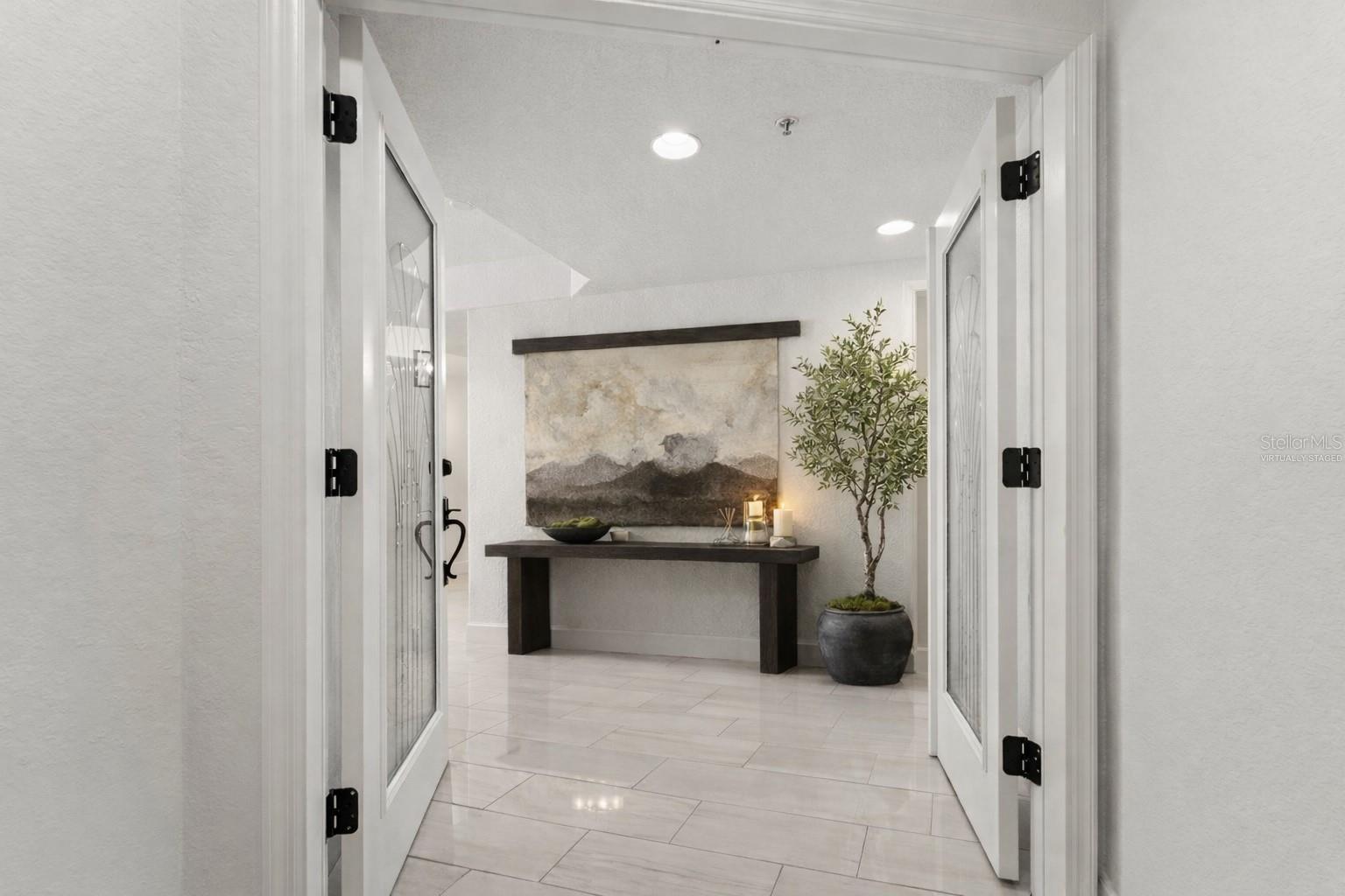 Virtually Staged Foyer