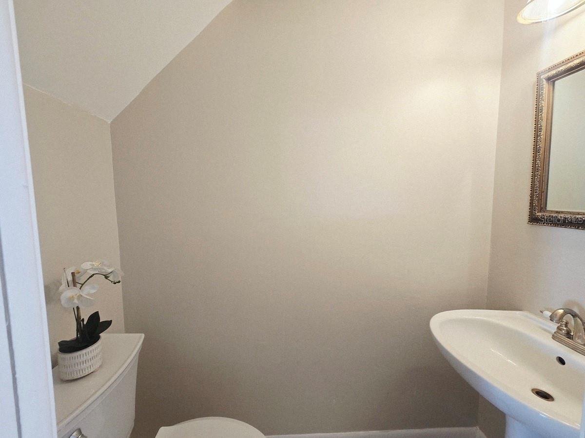 downstairs half bath