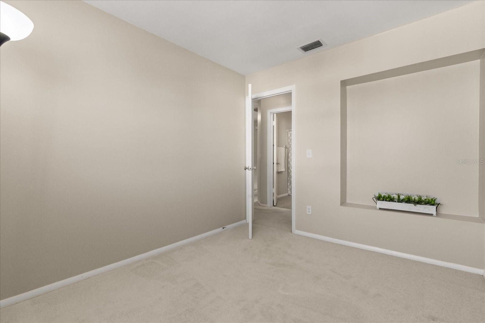 can create a closet space or add shelves