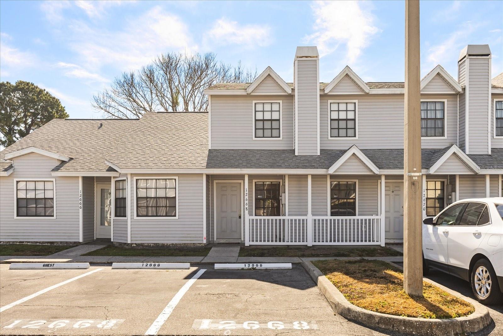 2 assigned parking spaces just steps from your front door.