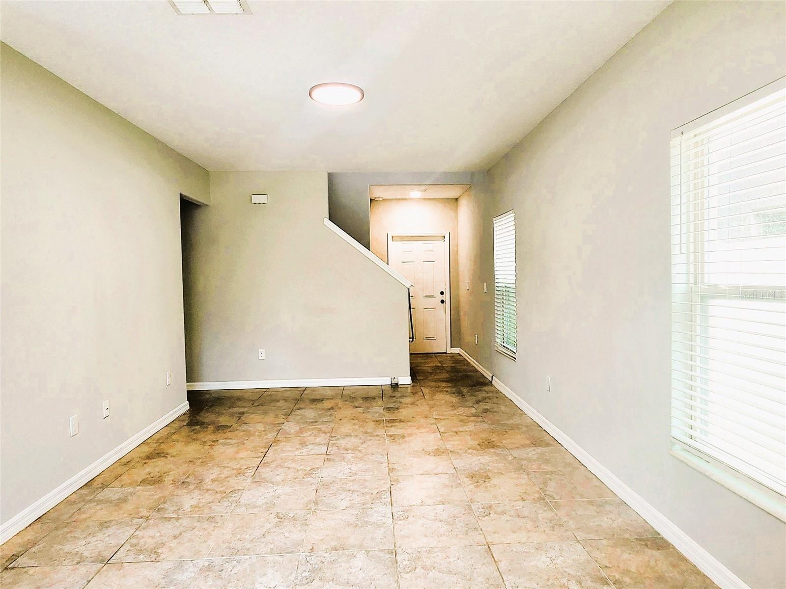 Back to front living room