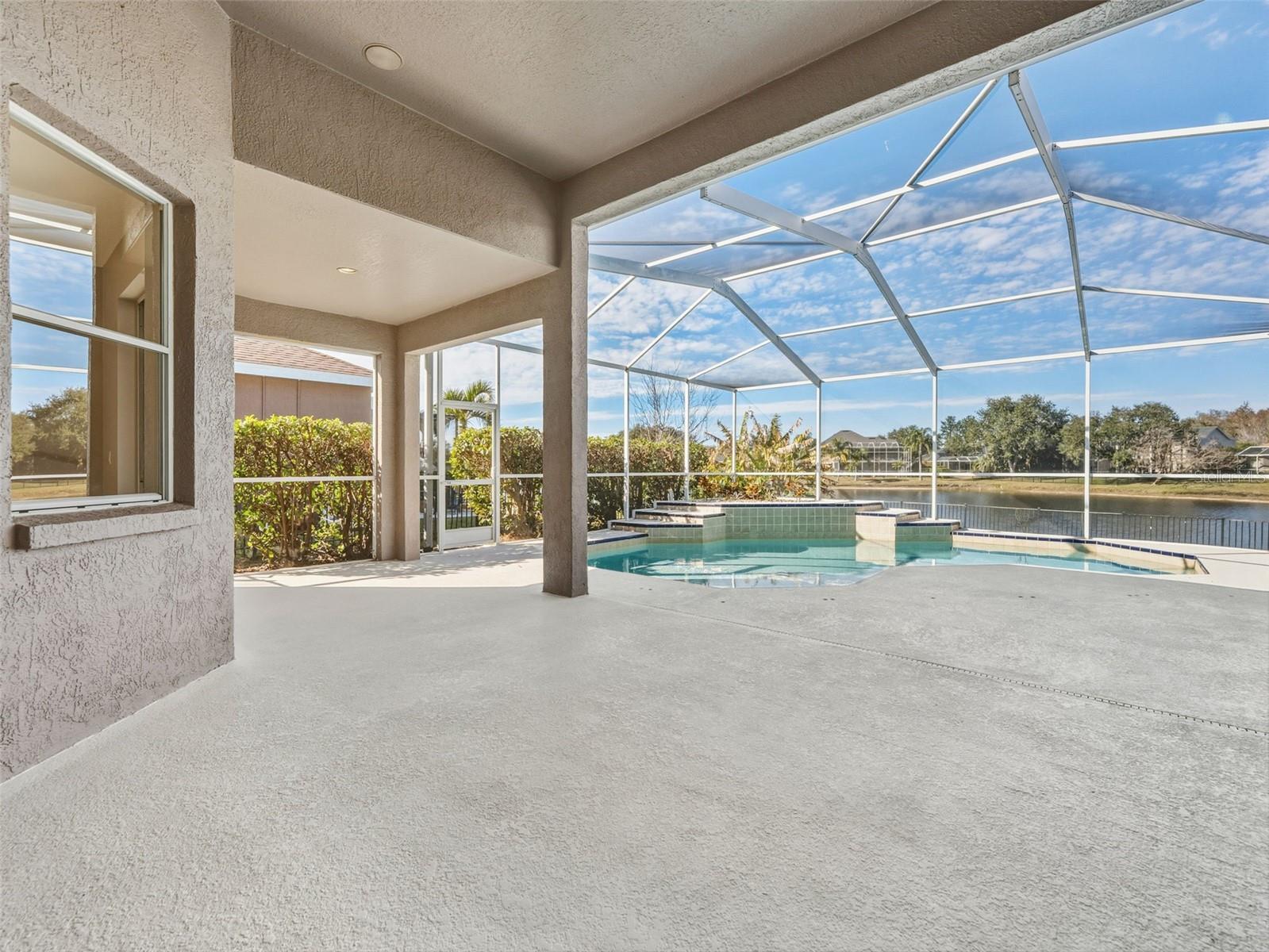 Covered lanai - view from living room