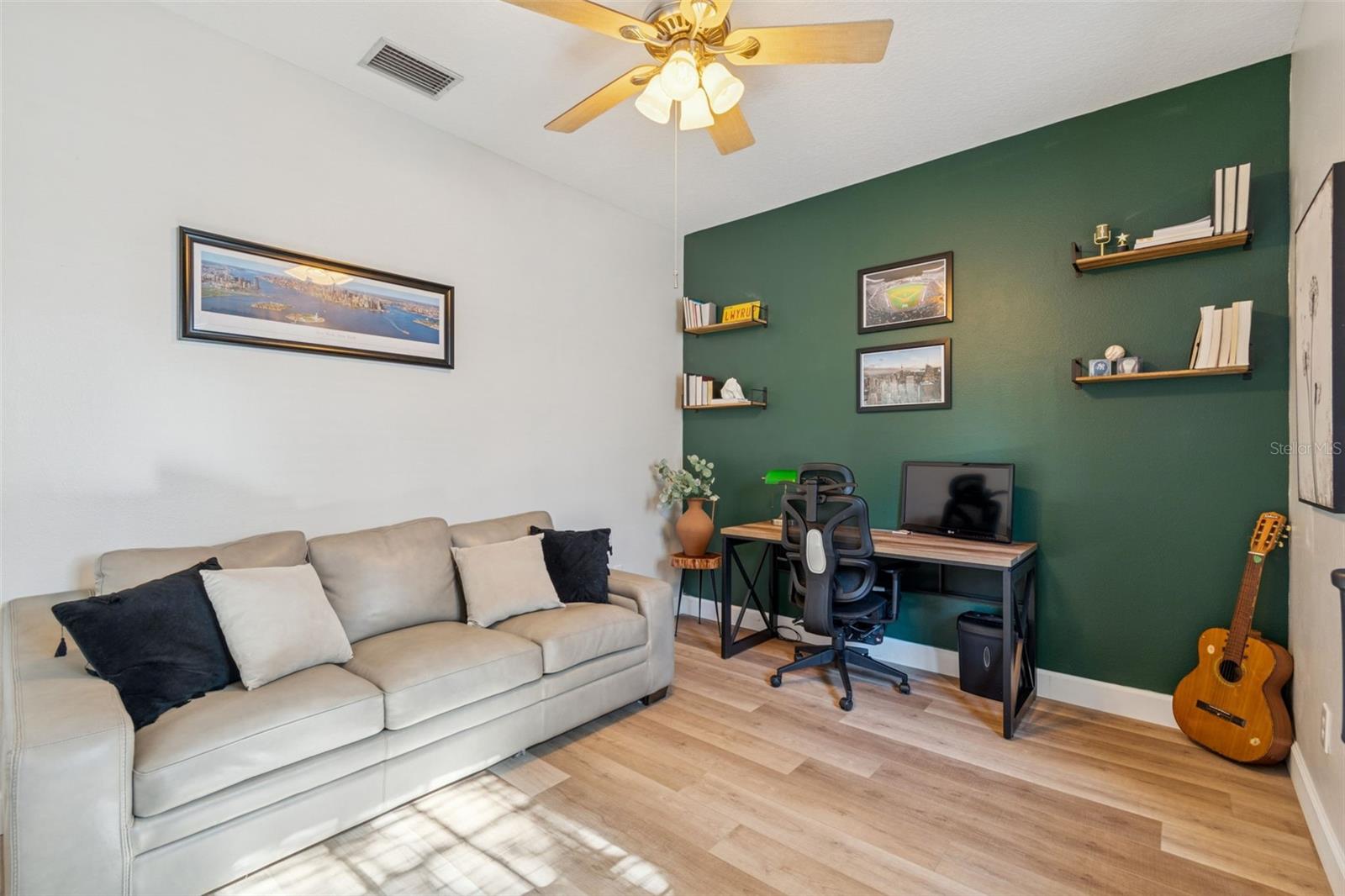 New flooring in all the bedrooms.