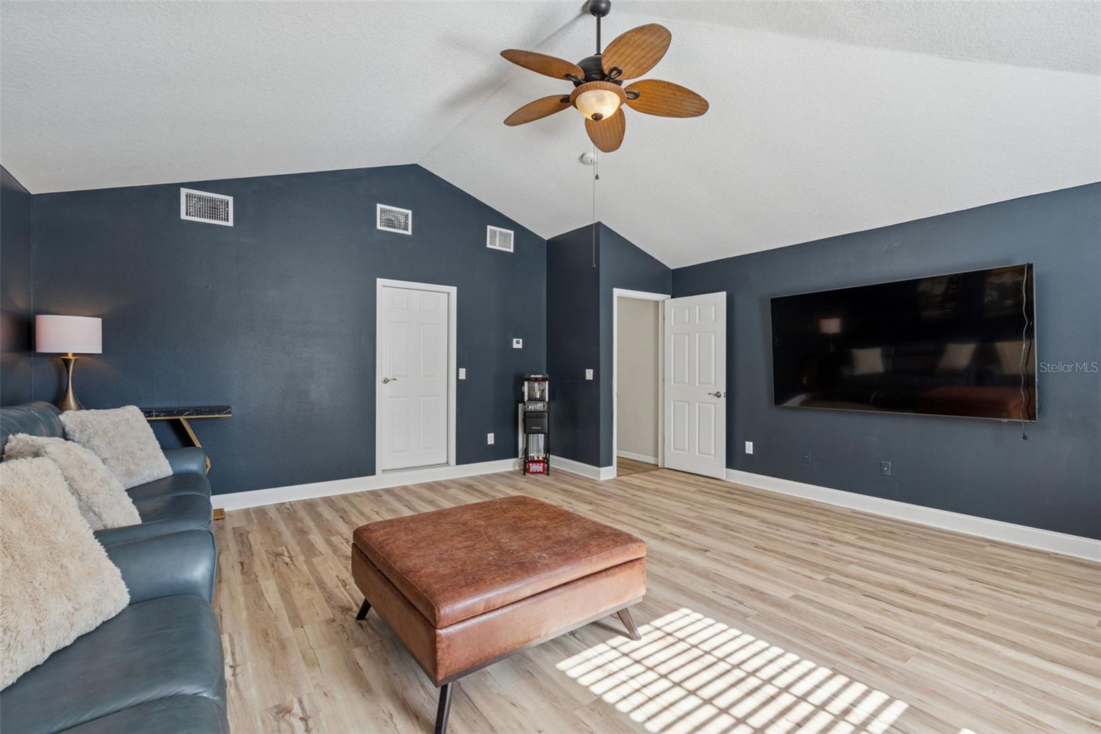 New flooring and new paint.