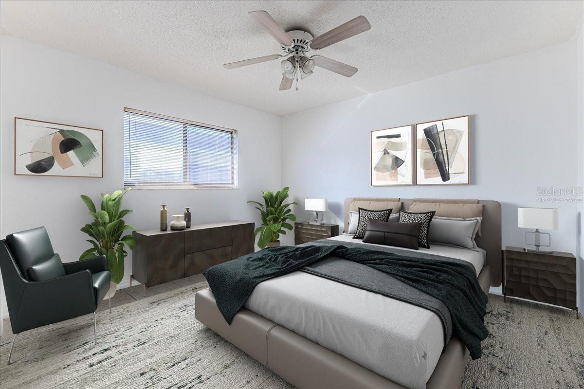 Virtually Staged Bedroom 2