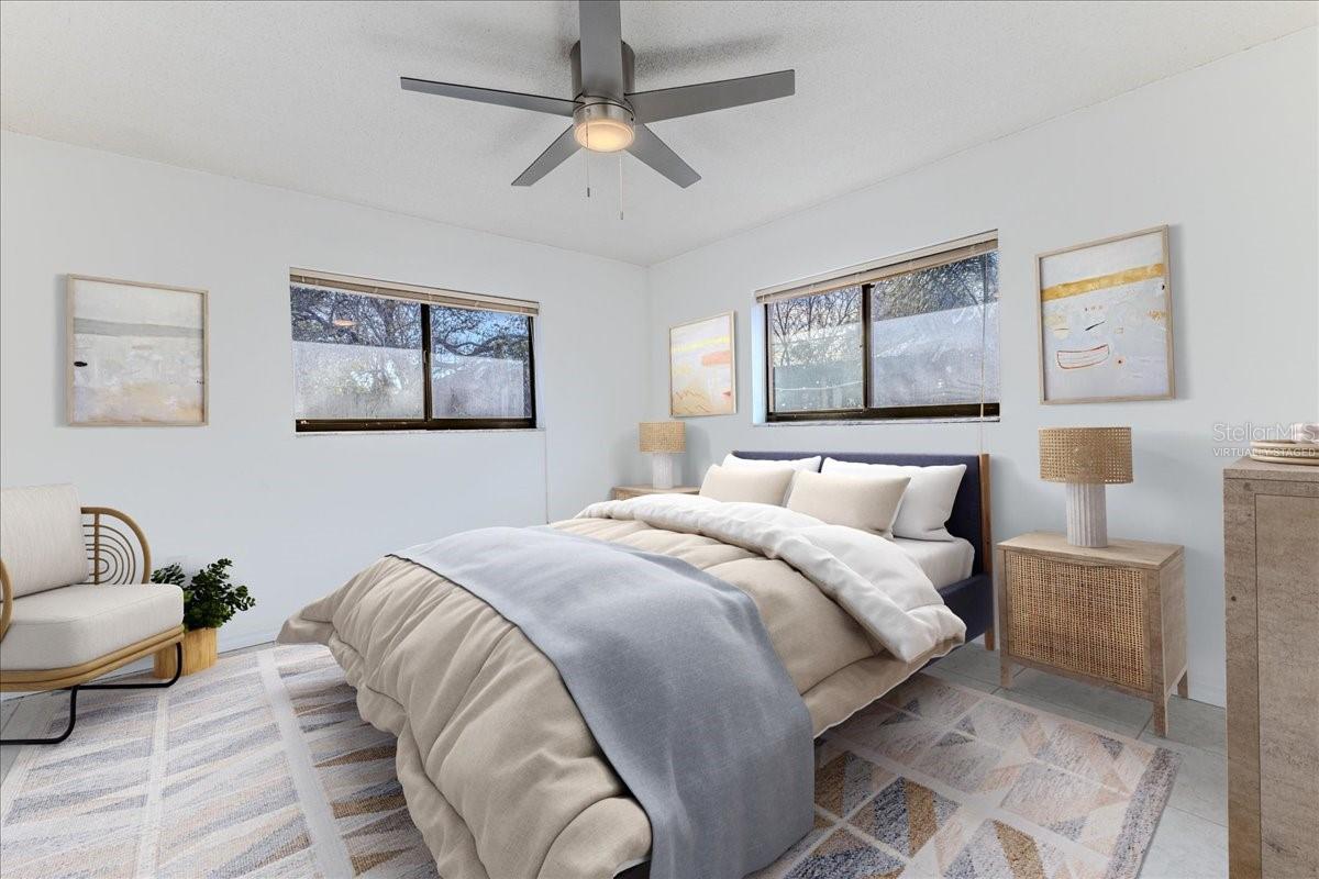 Virtually Staged Bedroom 3