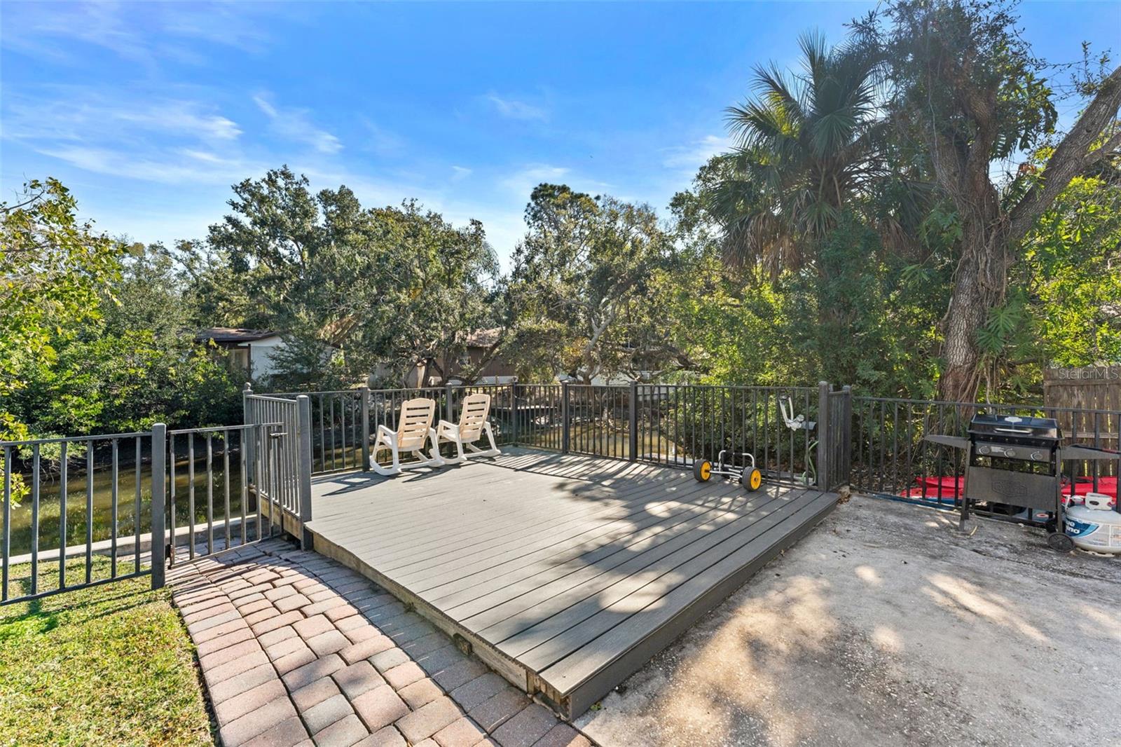 Back Deck Overlooking a Canal