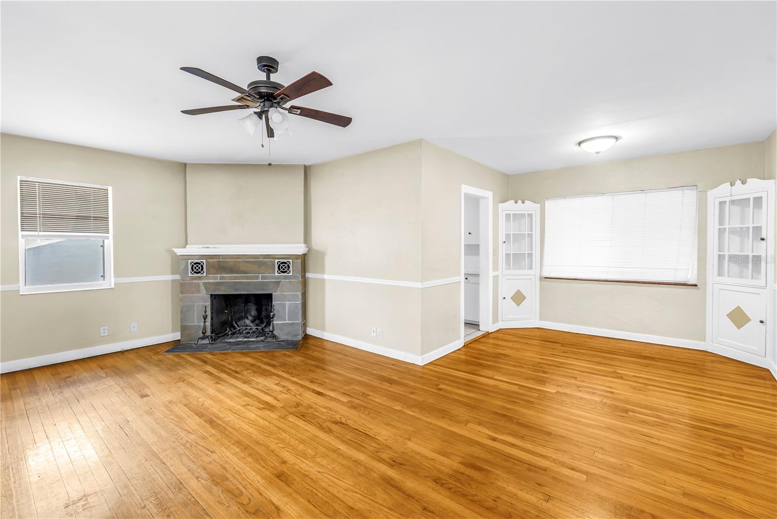 Wood Burning Fireplace