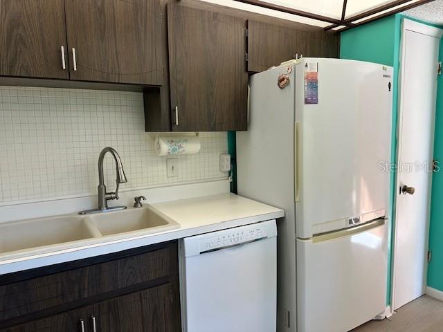 Fridge and dishwasher