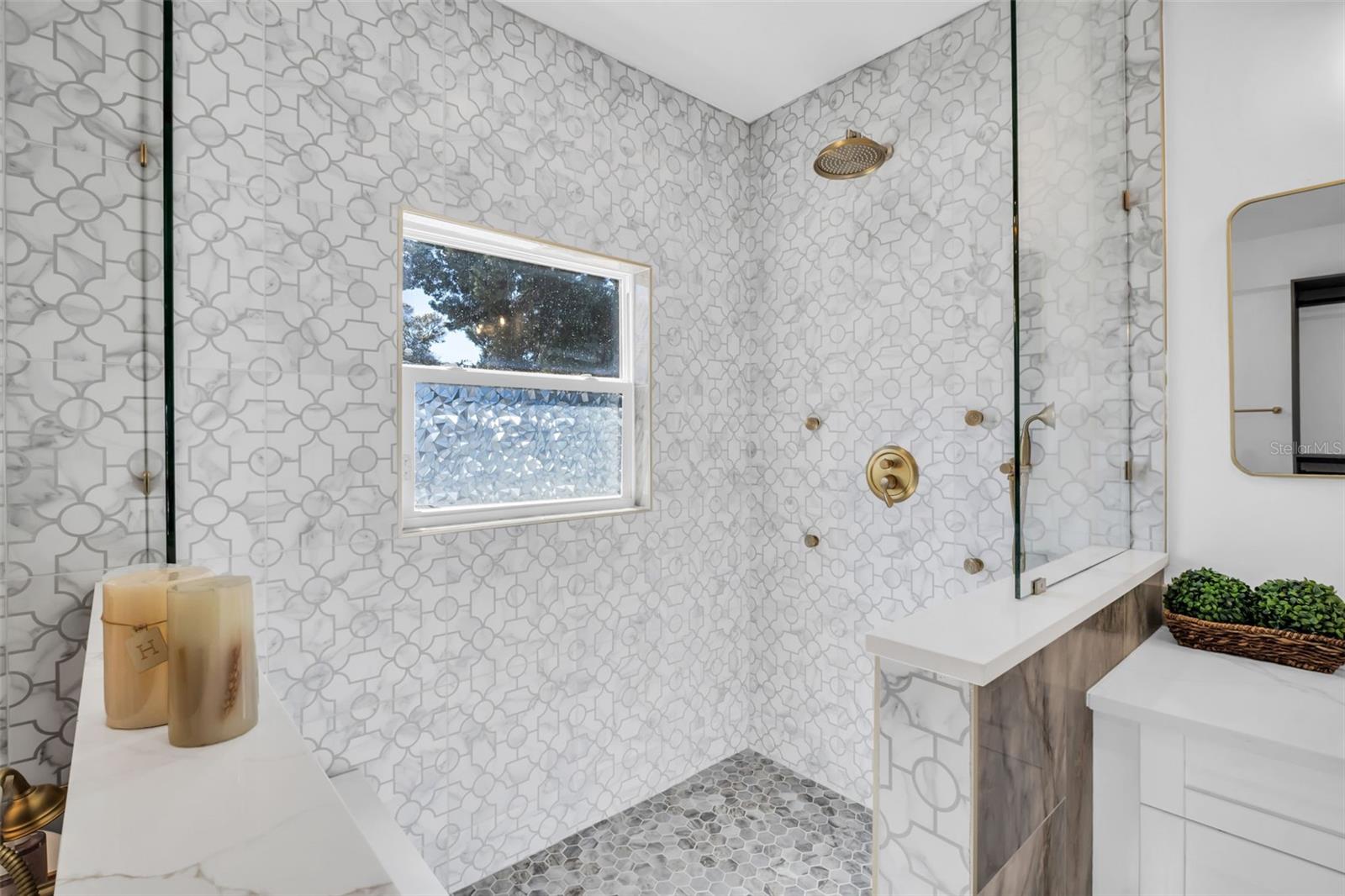 Primary Bathroom w/ custom walk in closet