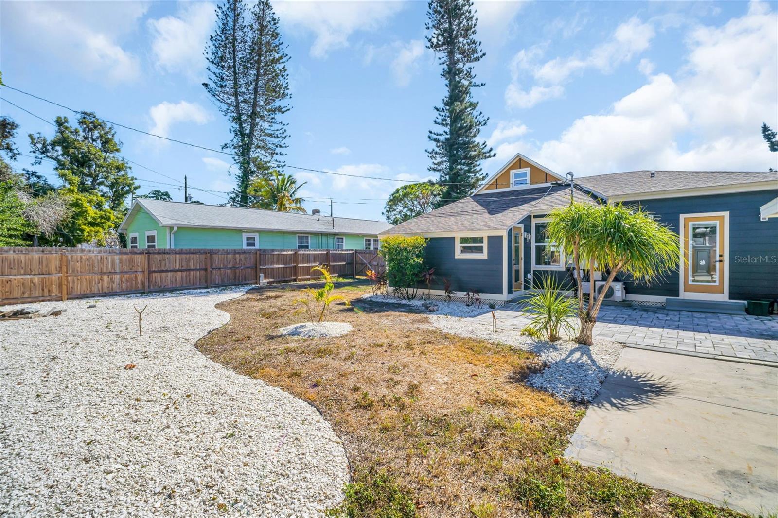Grand Backyard on double lot