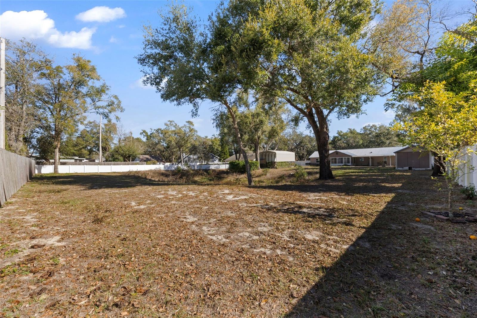 Expansive backyard with so much potential!