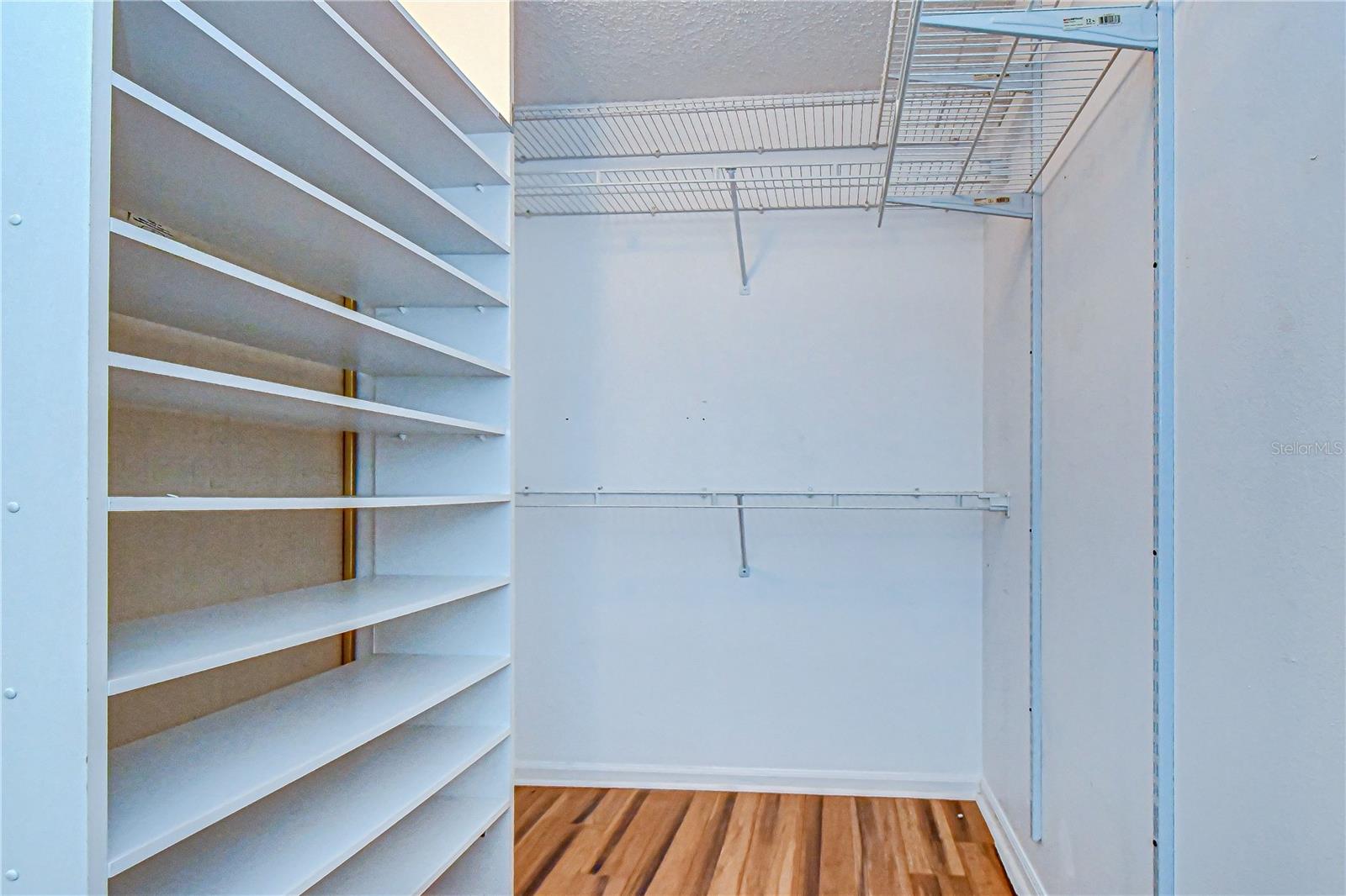 Custom walk-in closets!