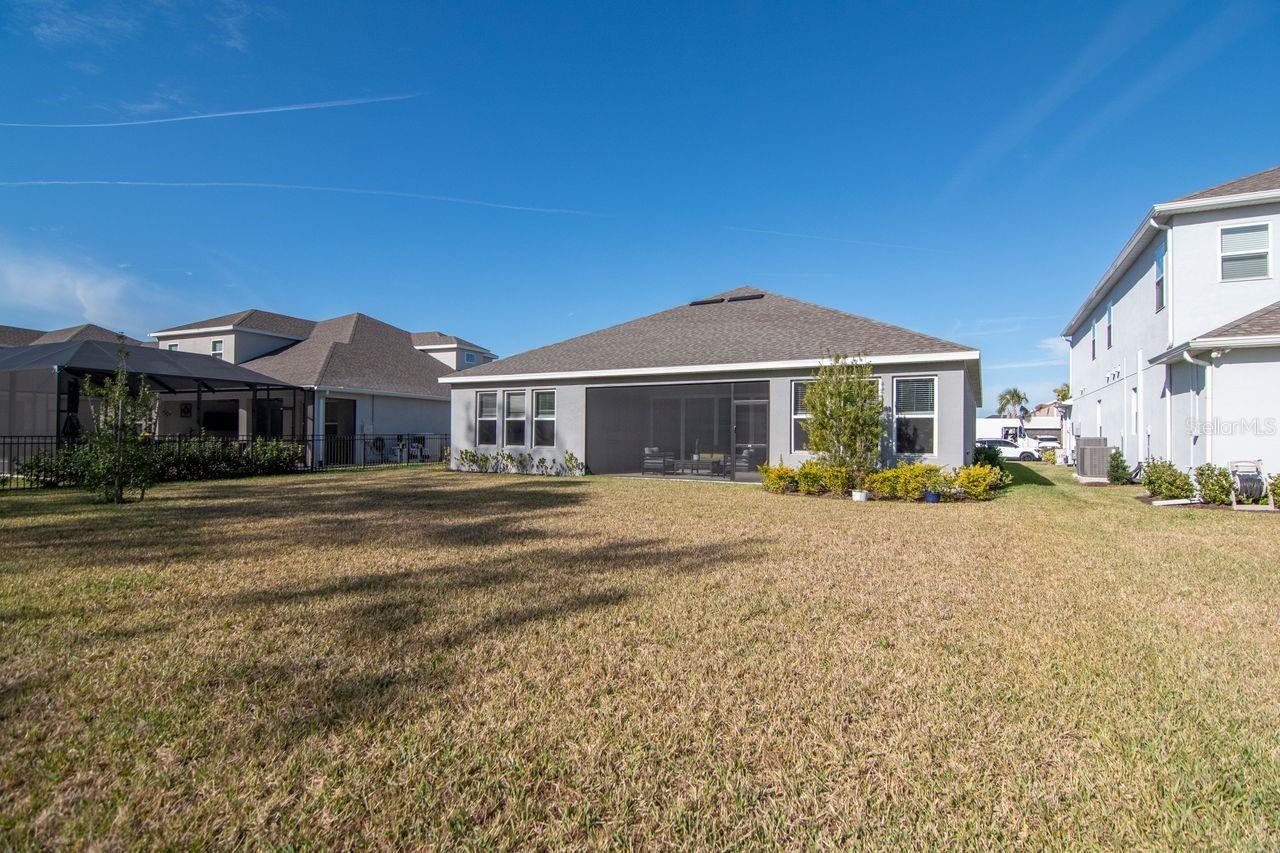 Lots of greenspace with water views and privacy