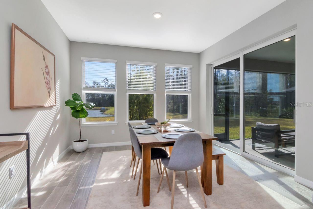 No. It is not staged! Just picture perfect.