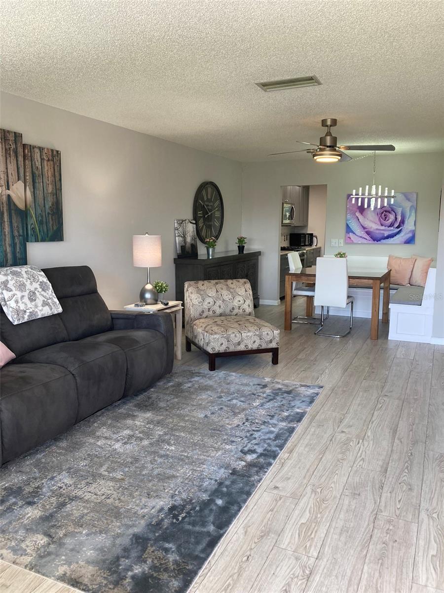 Living room-dining area