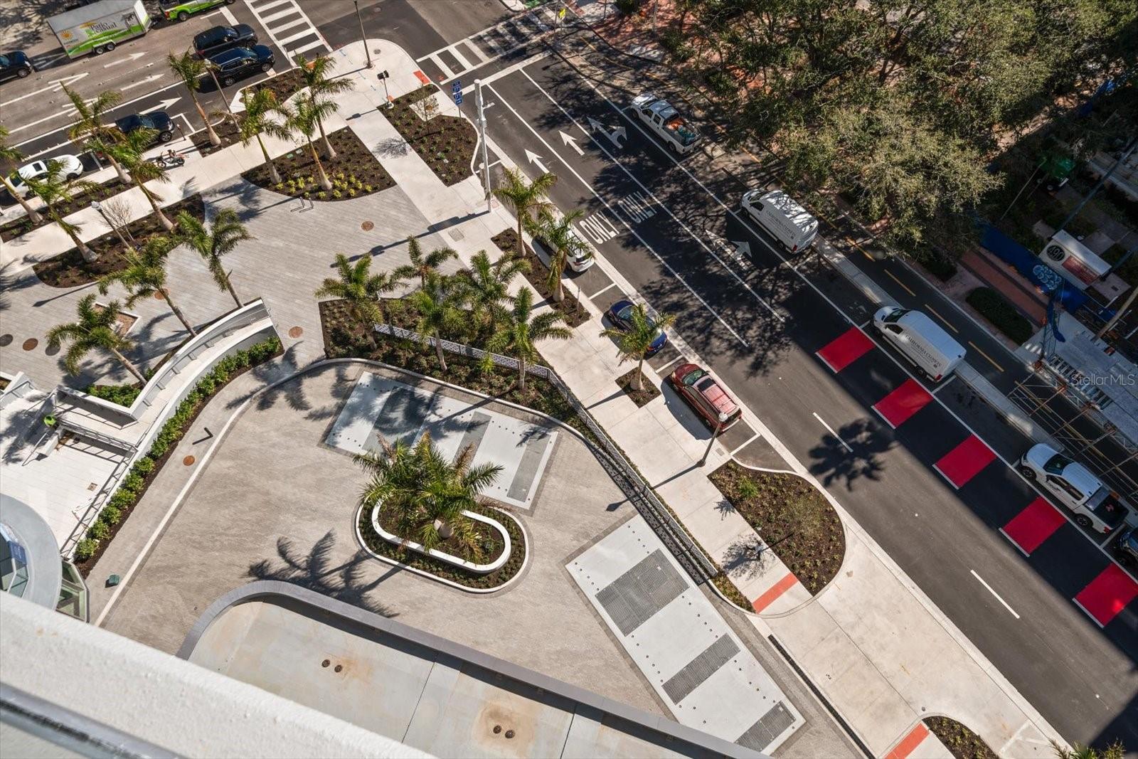 View from Balcony to 400 entrance