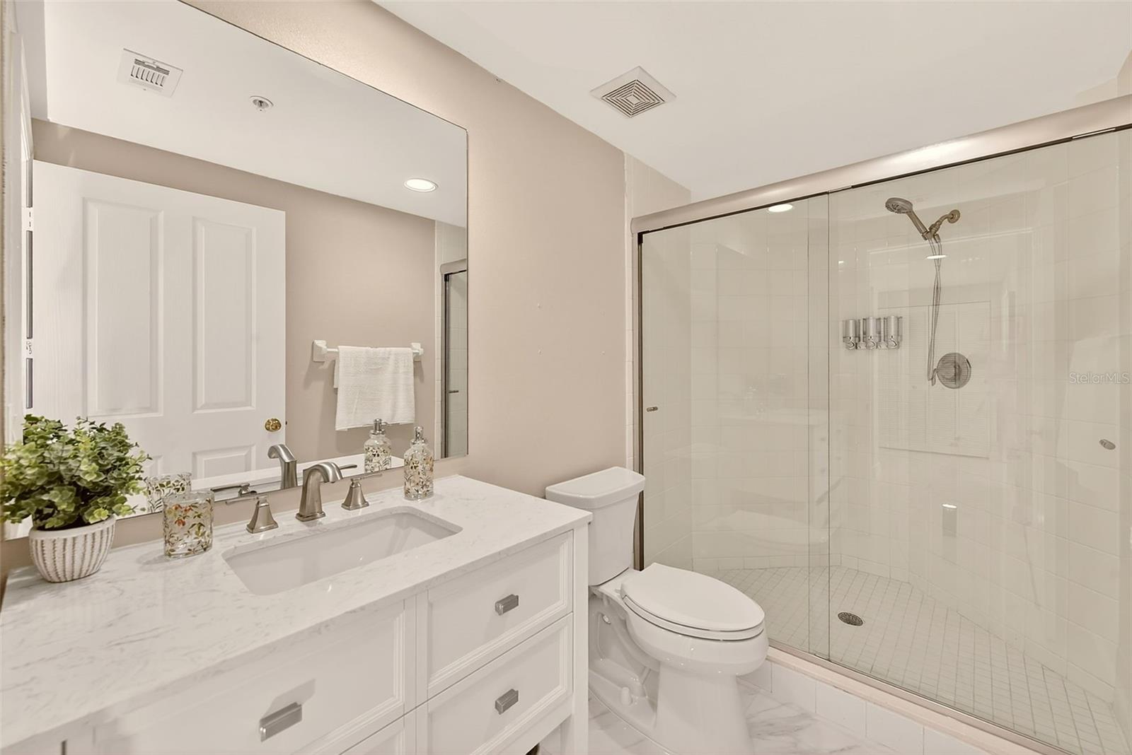 Newly renovated with walk in shower