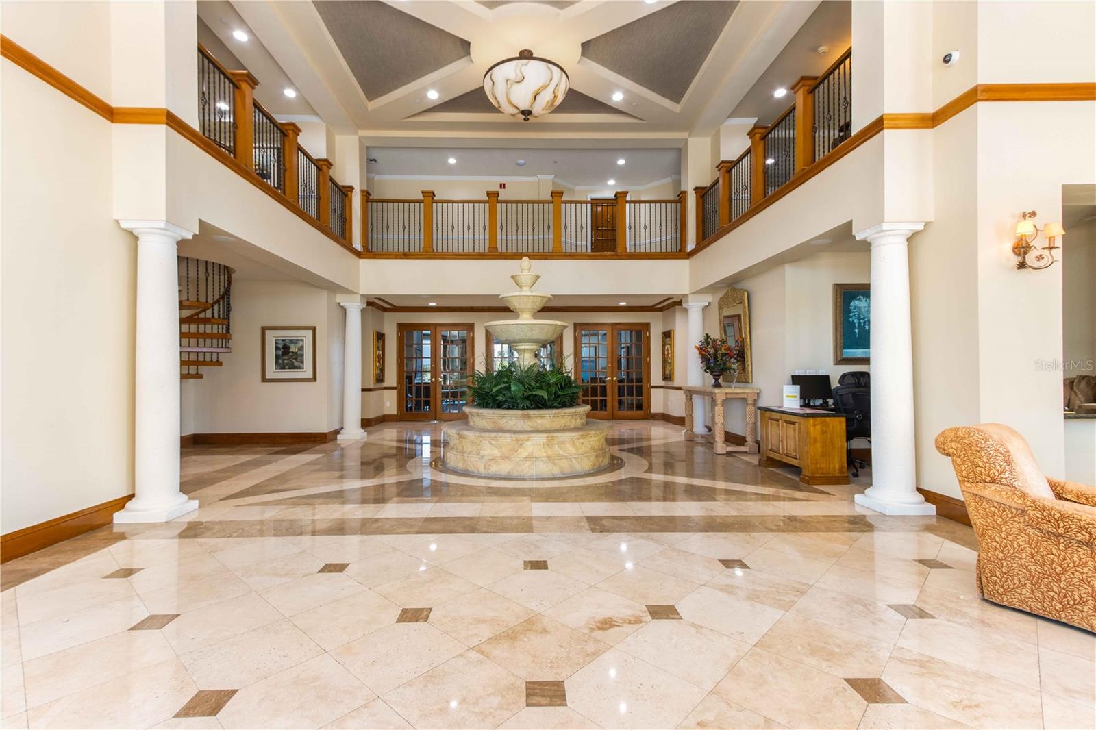 Two Story Lobby